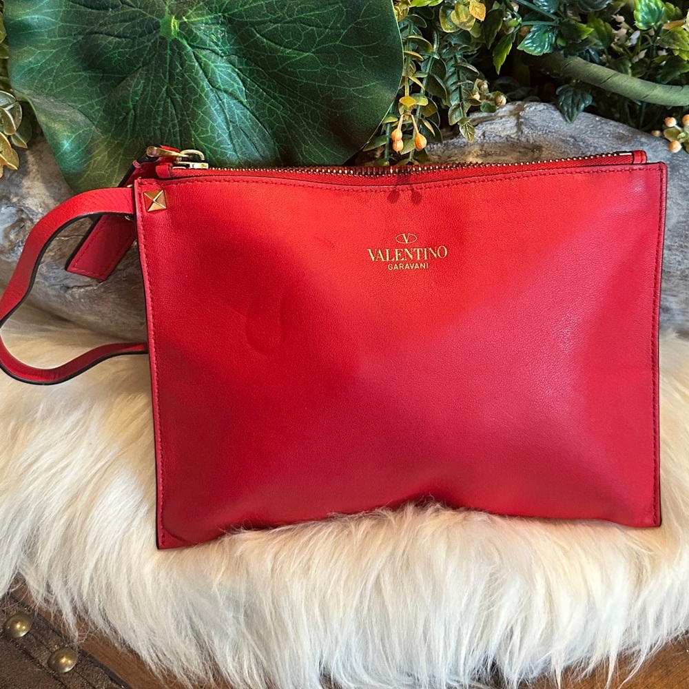 Valentino Rockstud Wristlet